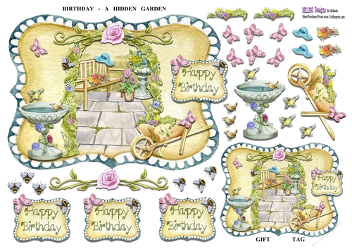 Birthday - A Secret Garden