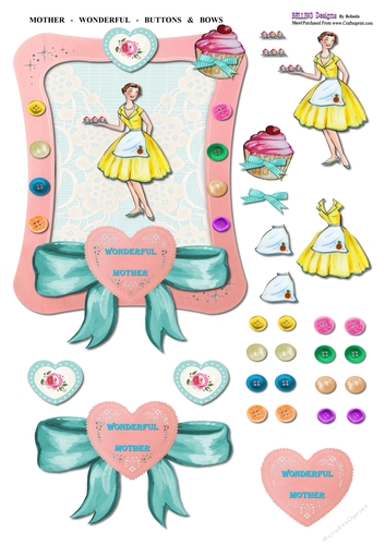 Mother - Wonderful - Buttons & Bows