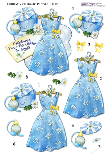 Birthday - Celebrate In Style - Blue