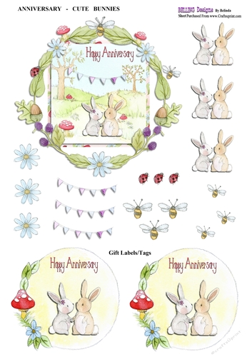 Anniversary - Cute Bunnies