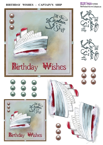 Birthday Wishes - Captains Ship