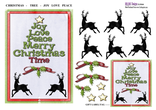 Christmas - Tree - Joy Love Peace