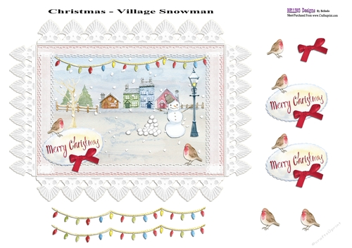 Christmas - Village Snowman