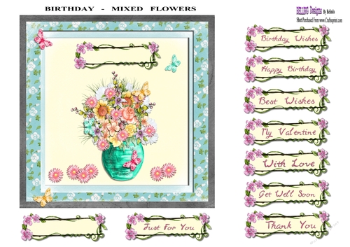 Birthday - Mixed Flowers