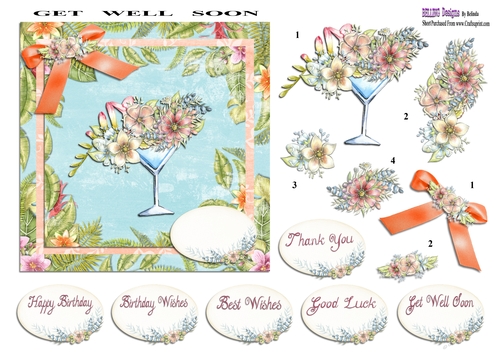 Get Well Soon - Floral Cocktail