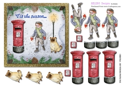 Christmas - Boy Posting Mail
