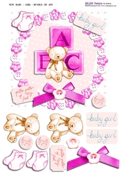 New Baby - Girl - Bundle Of Joy