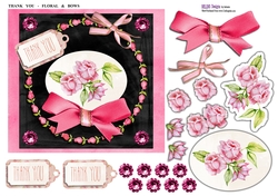 Thank You - Floral & Bows