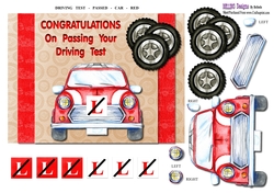 Driving Test - Passed - Car - Red