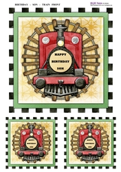 Birthday - Son - Train Front