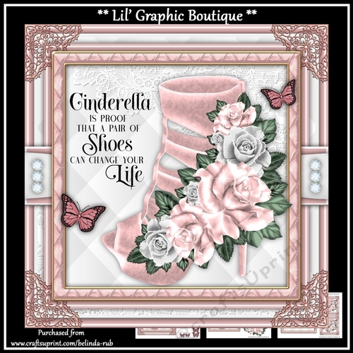 Floral Boot2 Mini Card Kit