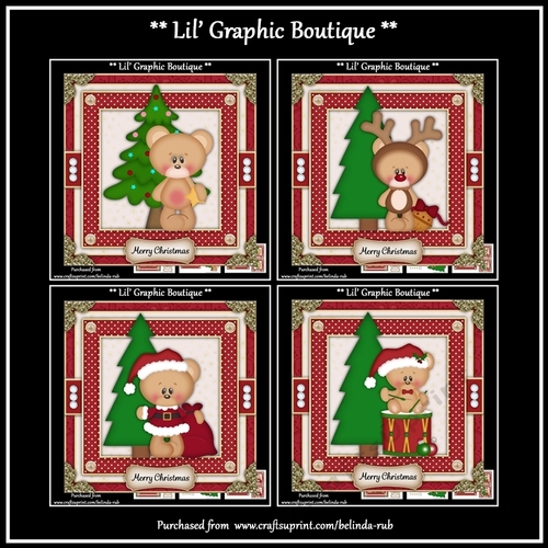 Beary Christmas Bumper Card Kit
