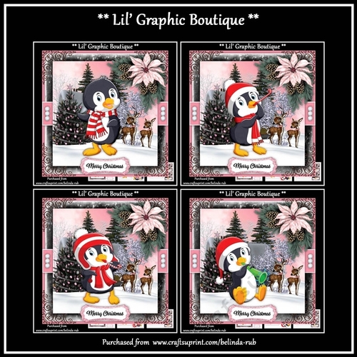 Christmas Penguin Bumper Card Kit