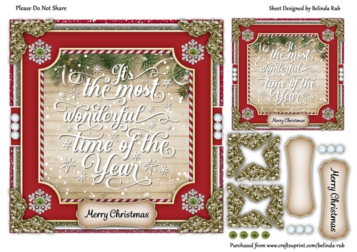 Most Wonderful Time of the Year Quick Card