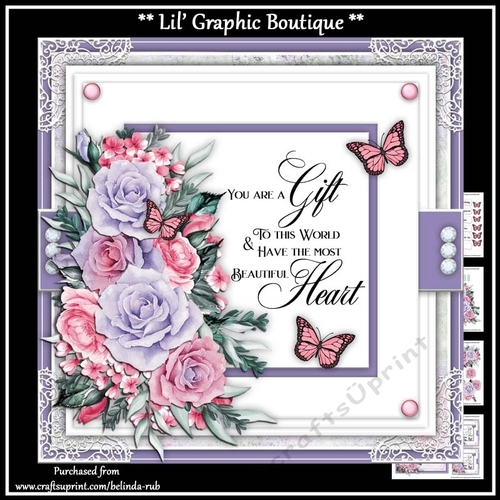 Floral Elegance1 Mini Card Kit