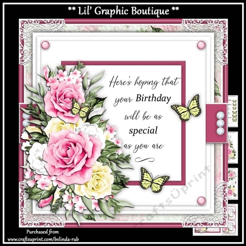 Floral Elegance13 Mini Card Kit