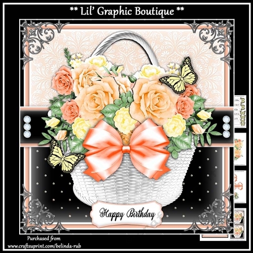 Birthday Basket7 Mini Card Kit
