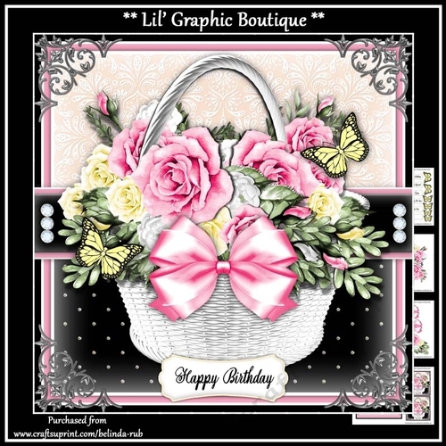 Birthday Basket9 Mini Card Kit