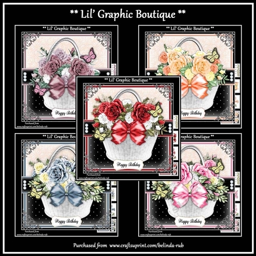 Birthday Basket Bumper Card Kit2