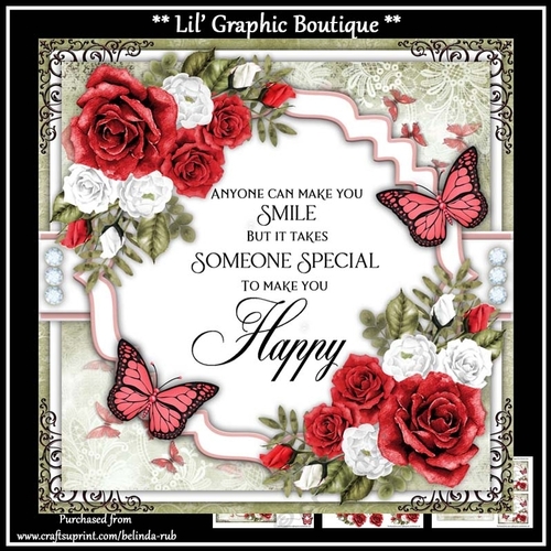 Birthday Floral7 Mini Card Kit
