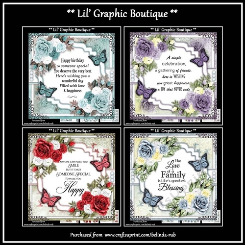 Birthday Floral Bumper Card Kit2