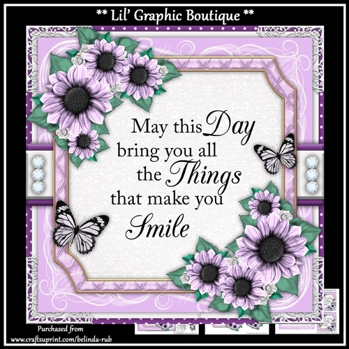 Beautiful Sunflowers1 Mini Card Kit