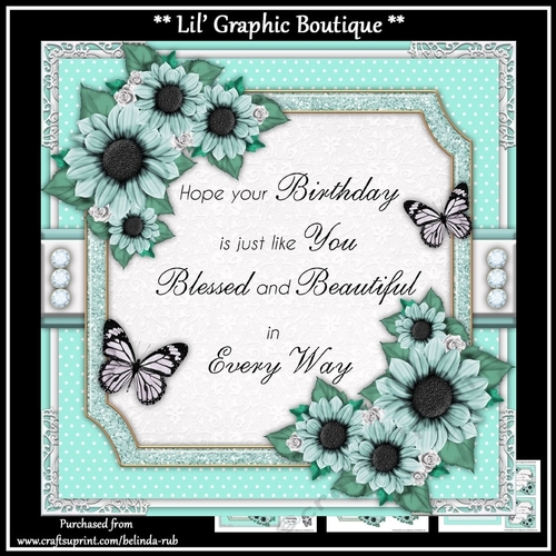 Beautiful Sunflowers2 Mini Card Kit