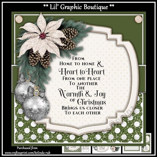 Christmas Home Mini Card Kit