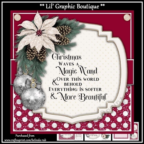 Christmas Wand Mini Card Kit