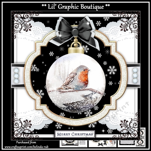 Wildlife Bauble3 Mini Card Kit