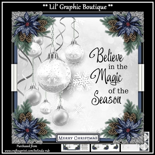 Magical Christmas4 Mini Card Kit