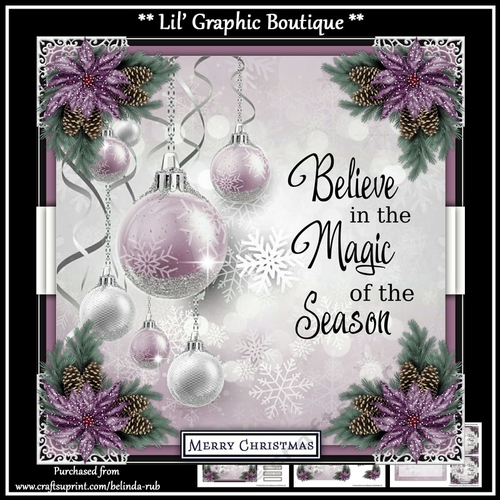 Magical Christmas6 Mini Card Kit
