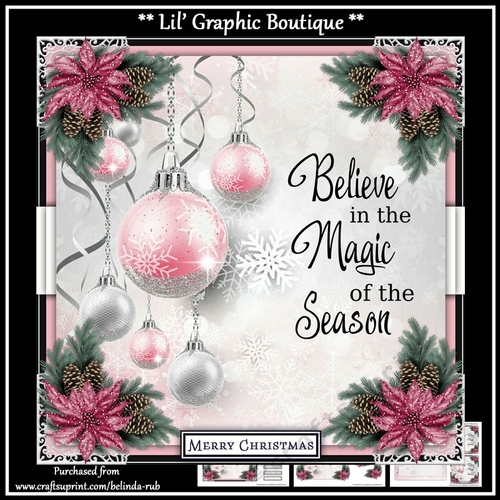 Magical Christmas8 Mini Card Kit