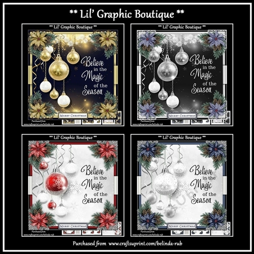 Magical Christmas Bumper Card Kit1