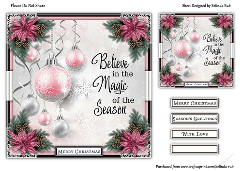 Magical Christmas8 Quick Card