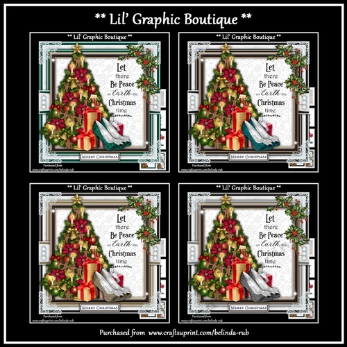 Peace on Earth Bumper Card Kit2