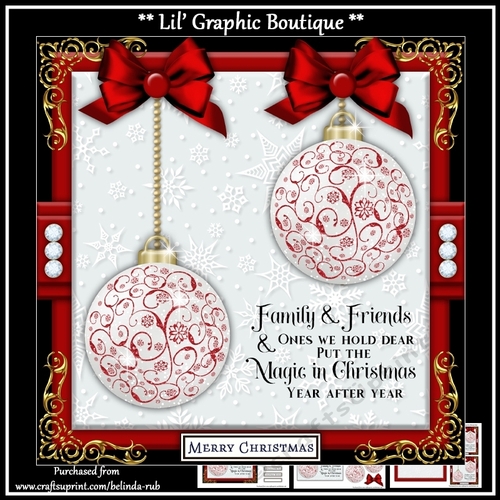 Flourish Bauble2 Mini Card Kit