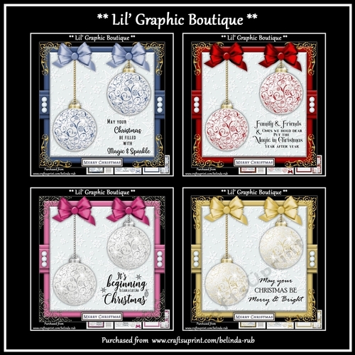 Flourish Bauble Bumper Card Kit