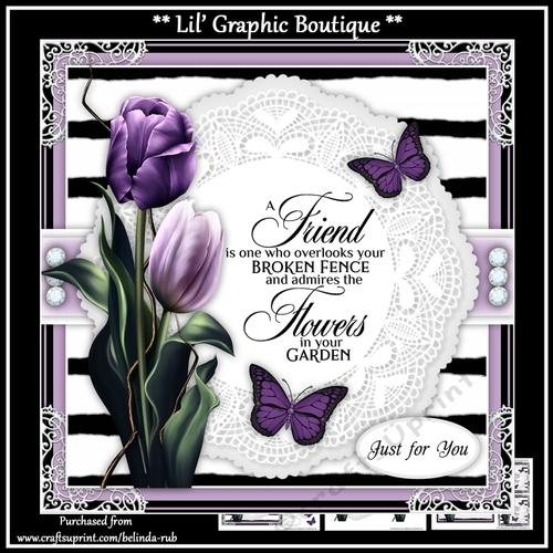 Friendship Tulips Mini Card Kit