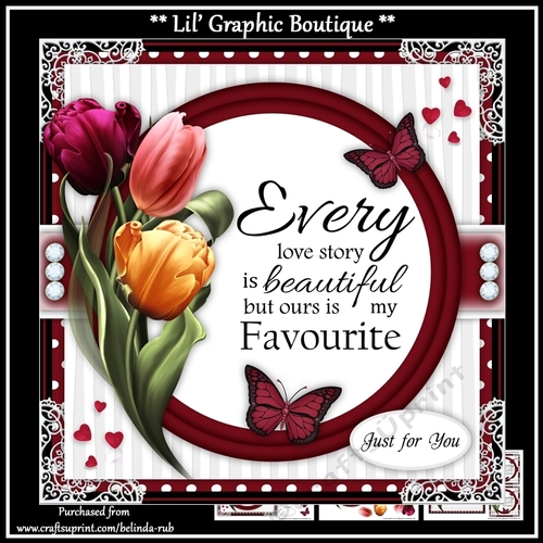 Love Story Mini Card Kit