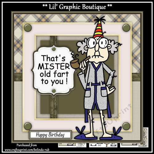 Gus - Mister Old Fart Mini Card Kit