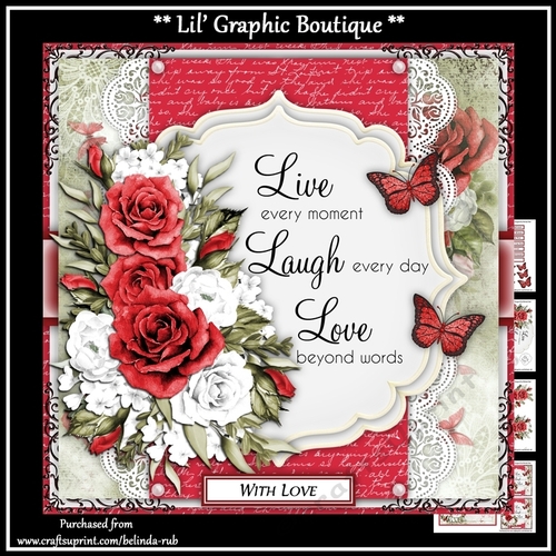 Floral Elegance16 Mini Card Kit