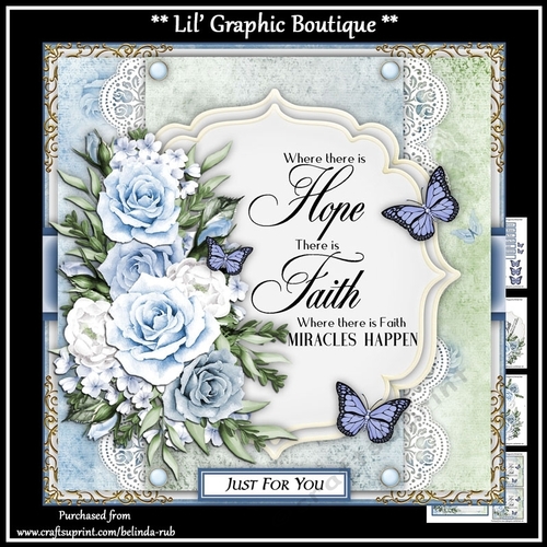 Floral Elegance18 Mini Card Kit