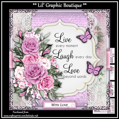 Floral Elegance20 Mini Card Kit