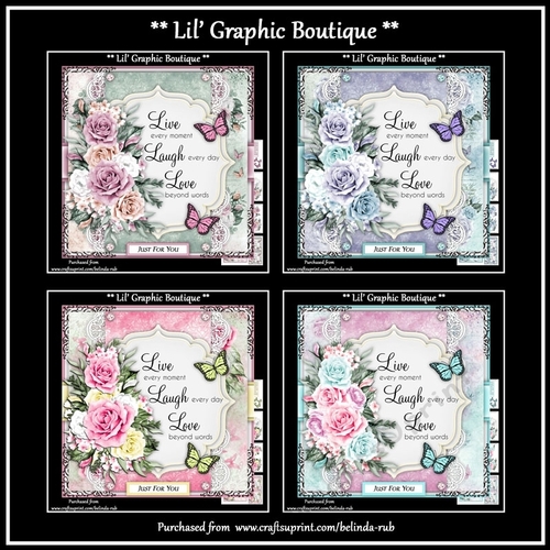 Floral Elegance Bumper Card Kit6