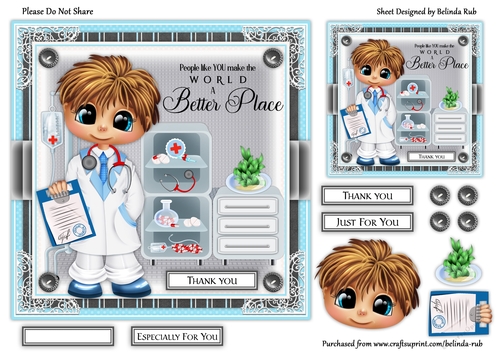 Doctor Thank you Quick Card