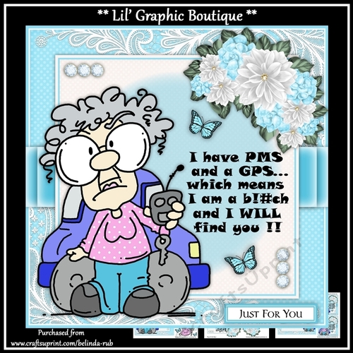 Grumpy Gertrude - PMS and GPS Mini Card Kit