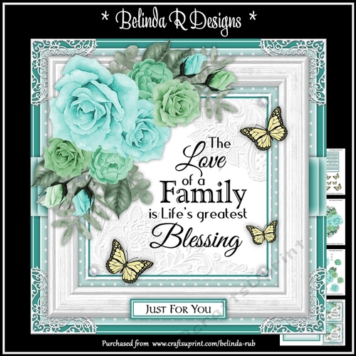 Floral Rose7 Mini Card Kit