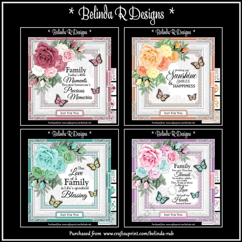 Floral Rose Bumper Card Kit2