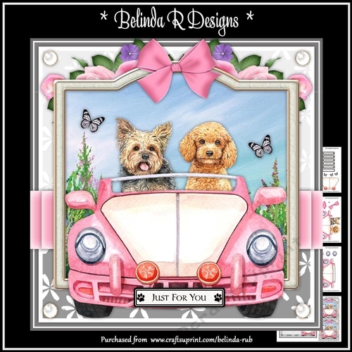 Doggy Road Trip1 Card Kit
